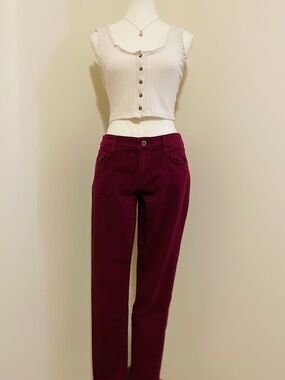 |Arizona Jean Co| Women’s Maroon Skinny Jeans